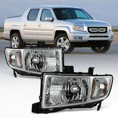 Передняя оптика хромированная OEM Style для Honda Ridgeline 2006-2014