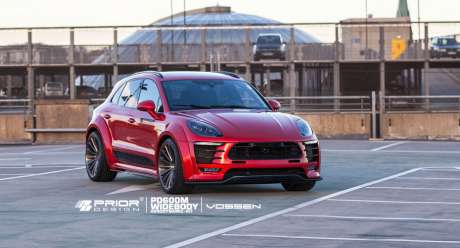 Аэродинамический обвес Prior Design Wide Body-Kit PD600M для Porsche Macan (оригинал, Германия) 