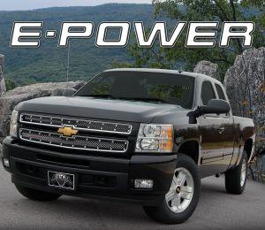 Решетки радиатора черные стальные E-Power Fine Mesh Style для Chevrolet Silverado 1500 2007-2013 