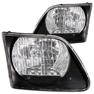 Передняя оптика черная G2 для Ford F-150 1997-2003 / Ford Expedition 1997-2002