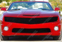 Решетка радиатора и бампера стальная черная для CHEVY CAMARO 2011-2012 SS V8 Phantom 