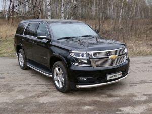 Защита передняя нижняя 76,1 мм код CHEVTAH16-12 для CHEVROLET TAHOE 2014-