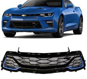 Решетка в передний бампер 50th Anniversary Blue Line для Chevrolet Camaro 2016-2019