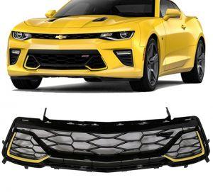 Решетка в передний бампер 50th Anniversary Yellow Line для Chevrolet Camaro 2016-2019