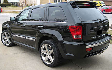 Спойлер на крышку багажника под покраску SL-JEGCH05C для Jeep Grand Cherokee 2005-2009