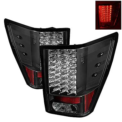 Задняя оптика диодная черная Spyder ALT-YD-JGC07-LED-BK для Jeep Grand Cherokee 2007-2010