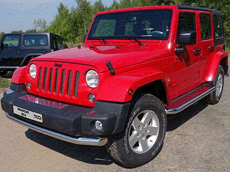 Защита передняя нижняя 76,1 мм JEEPWRAN5D(3.6)14-01 для Jeep Wrangler 5D 3.6, JK 2006-2018