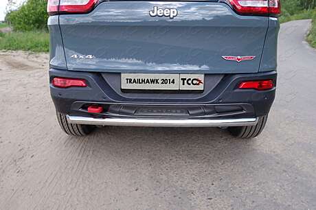 Защита задняя 60,3 мм код JEEPCHERTRAIL14-11 для JEEP Cherokee Trailhawk 2014-2019