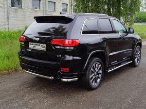 Защита задняя (уголки) 60,3 мм код GRCHER17-29 для JEEP GRAND CHEROKEE 2017-