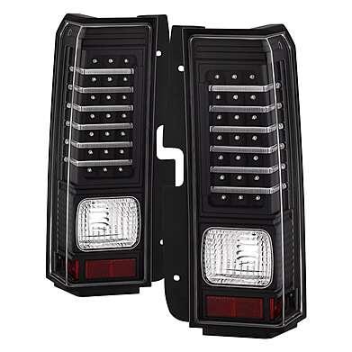 Задняя оптика диодная черная Spyder Auto 5017697 для Hummer H3 2006-2010 