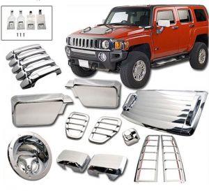 Набор хромированных накладок для Hummer H3 2006-2010