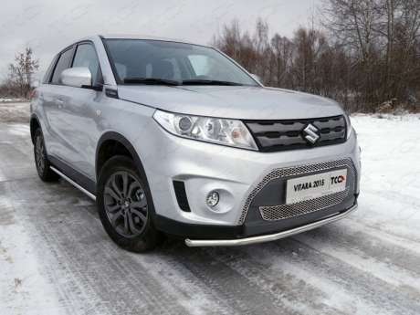 Защита передняя нижняя 42,4 мм код SUZVIT15-01 для SUZUKI VITARA 2015-