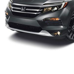 Защитная накладка переднего бампера оригинал для Honda Pilot 2016- 