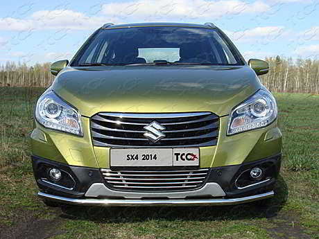 Решетка радиатора 12 мм SUZSX414-04 для Suzuki SX4 S-Cross 2013-