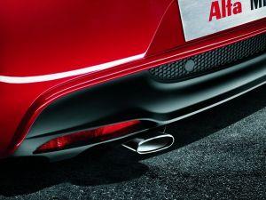 Насадка на глушитель стальная Sport Style оригинал для Alfa Romeo MiTo