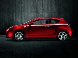 Виниловый стикер Vintage Four-Leaf Clover Black на боковины оригинал для Alfa Romeo MiTo  