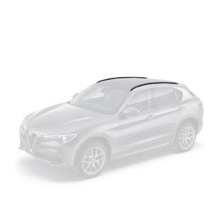 Рейлинги на крышу черные оригинал для Alfa Romeo Stelvio 2017-