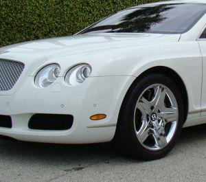 Окантовки катафотов в переднем бампере черные для Bentley Continental GT 2DR 2003-2013