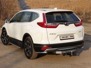 Защита задняя (уголки) 42,4 мм код HONCRV17-27 для HONDA CR-V 2017-