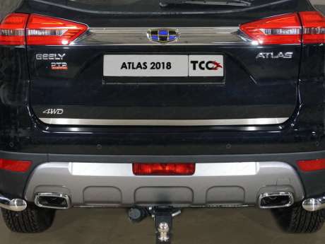 Накладка на заднюю дверь (лист шлифованный) код GEELEATL18-15 для GEELY ATLAS 2018-