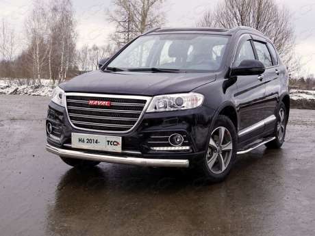 Защита передняя нижняя (овальная) 75х42 мм HAVH615-05 для HAVAL H6 2014-