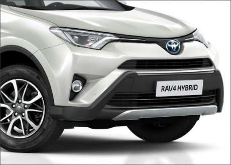 Накладка переднего бампера защитная оригинал PW4170R00024 для Toyota Rav4 2015-