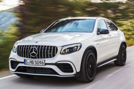 Бампер передний AMG 63S серебристая отделка оригинал для Mercedes GLC-class X253 2015-