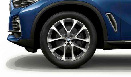 Комплект литых дисков BMW V-Spoke 738, ferricgrey оригинал 36116883757-758 для BMW X5 G05 2018-