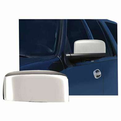 Накладка на зеркала хромированные Premium FX для Lincoln Navigator 2003-2006 