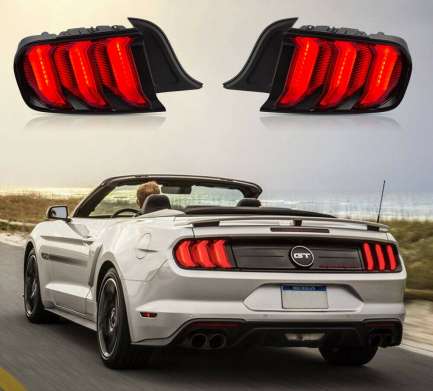 Задняя оптика диодная красная V Land Style для Ford Mustang 2015-2019