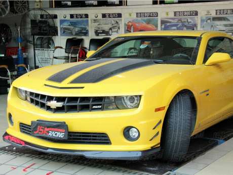 Юбка переднего бампера карбоновая JSK Racing JSKCLCR10010 для Chevrolet Camaro V8 2010-2013 