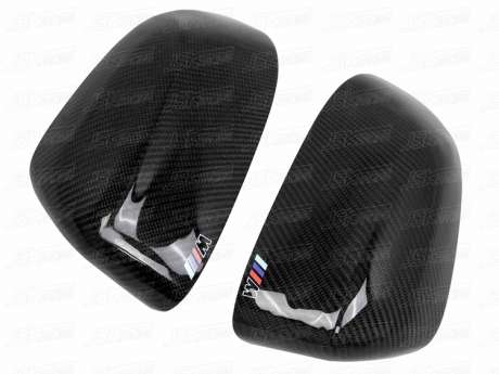 Накладки на зеркала штатные карбоновые с логотипом JSK Racing JSKBWX514002 для BMW X5 F15 и BMW X6 F16 2014-2016