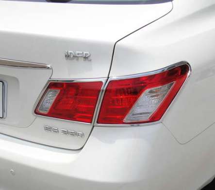 Накладки на задние фонари хромированные IDFR 1-LS052-02C для Lexus ES350 2006-2009