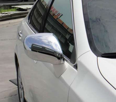 Накладки на зеркала хромированные IDFR 1-LS052-05C для Lexus ES350 2006-2009 (правый руль)