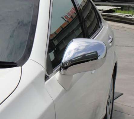 Накладки на зеркала хромированные IDFR 1-LS052-04C для Lexus ES350 2006-2009 (левый руль)