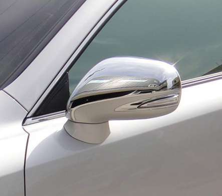 Накладки на зеркала хромированные IDFR 1-LS053-04C для Lexus ES350 2009-2012
