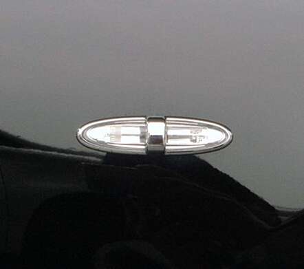 Накладки на повторители хромированные IDFR 1-LS301-06C для Lexus IS250 2006-2008