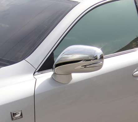 Накладки на зеркала хромированные IDFR 1-LS280-03C для Lexus HS250 2009-2018