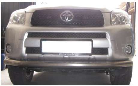Защита переднего бампера труба диам.60мм, нержавейка, для авто Toyota Rav4 2006-2010