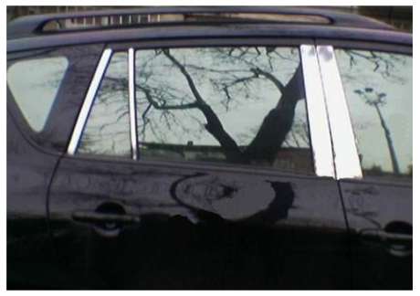 Молдинги дверных стоек, нержавейка, для авто Toyota Rav4 2005-2013