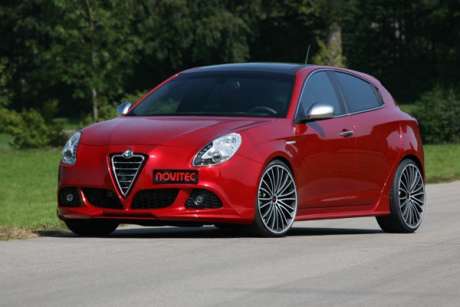 Накладка переднего бампера Novitec v2 для Alfa Romeo Giulietta 