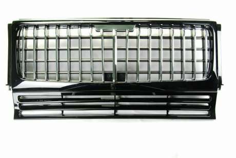 Решетка радиатора Maybach Black Silver для Mercedes Benz G-Class W463 1989-2017