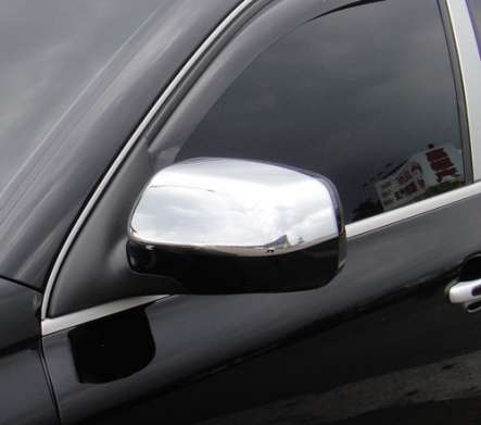 Накладки на зеркала хромированные IDFR 1-PS131-06C для Porsche Cayenne 2007-2010