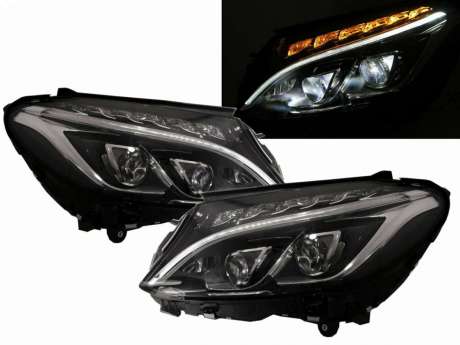 Передние фары комплект 2шт. для Mercedes Benz C-Class W205 2014-2019