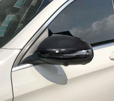 Накладки на зеркала под карбон IDFR 1-MB605-04CN для Mercedes Benz W222 S-Class 2013-2017