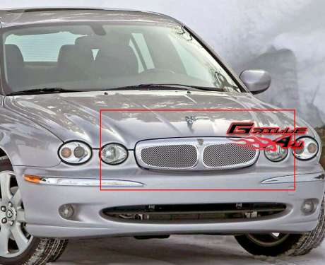 Решетки радиатора хромированные для Jaguar X-Type 2002-2006