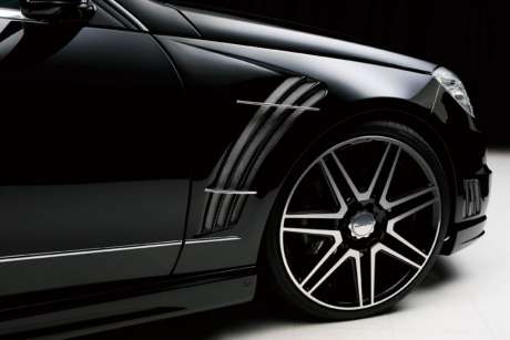 Задний бампер (с отражателями) WALD Black Bison для Mercedes W212 E-class Седан 2009-2012