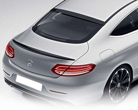 Спойлер на заднее стекло под покраску для Mercedes Benz C205 Coupe 2015-2021