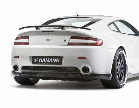 Накладки на задний бампер (стеклопластик) Hamann для Aston Martin Vantage (оригинал, Германия)