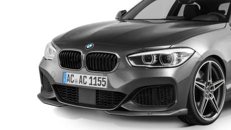 Накладка на передний бампер AC Schnitzer для BMW 1 M-sport F20 рестайлинг (оригинал, Германия)